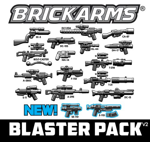 BrickArms Blaster v2 LEGO Minifigure Weapons Pack