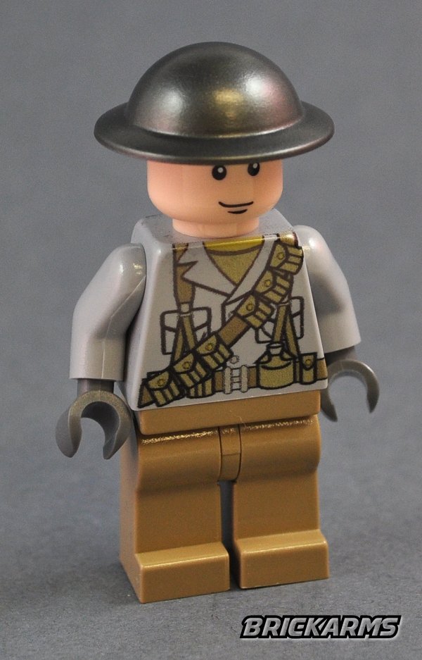 Brodie Helmet WWII for Lego Minifigures accessories 