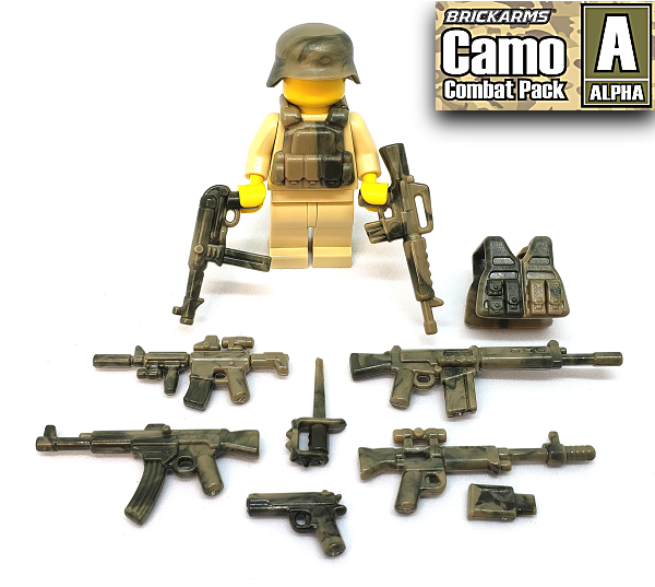 Details about   BrickArms CAMO Combat PACK C Weapon Pack for Minifigures NEW Combat Military 