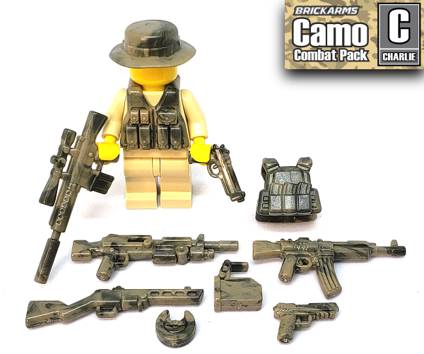 CHARLIE compatible with Lego® BRICKARMS Camo Combat Pack 
