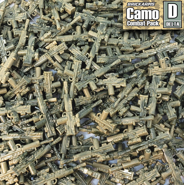 Custom Brickarms camo Combat Pack d delta para lego ® figuras 10 accesorios de armas 