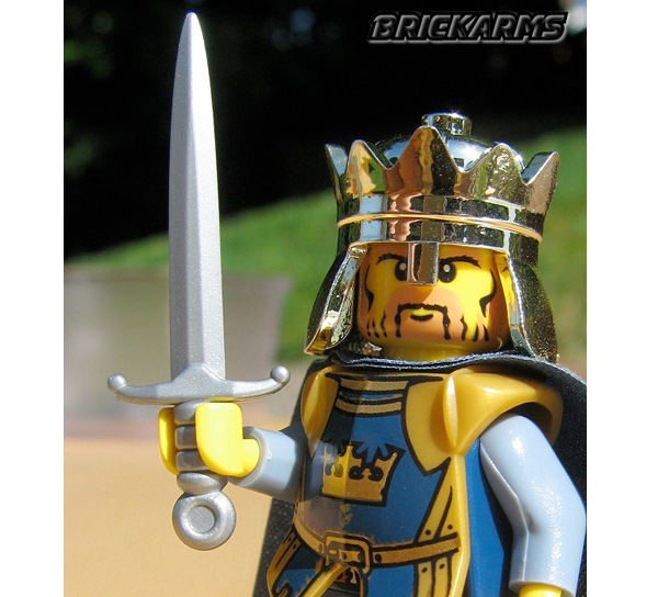 Lego Weapon Flat Silver Gray Short Sword Knight Kingdoms minifigure ☀️NEW 