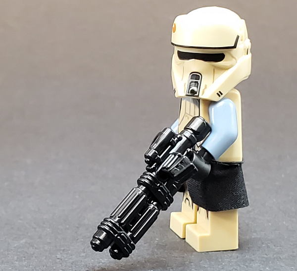 Brickarms E-22 Blaster Rifle w/Mag Weapons for Brick Minifigures Black 