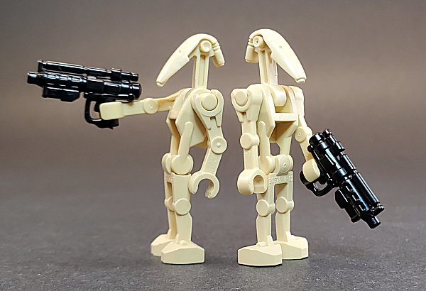 Little Arms 5 x Robot BLASTER NERO PER LEGO STAR WARS BATTLE DROID Merce Nuova 
