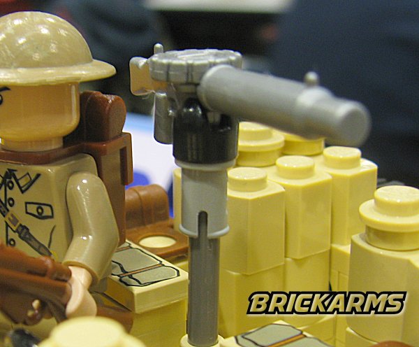 Brickarms Lewis Gun for Lego Minifigures WW1 