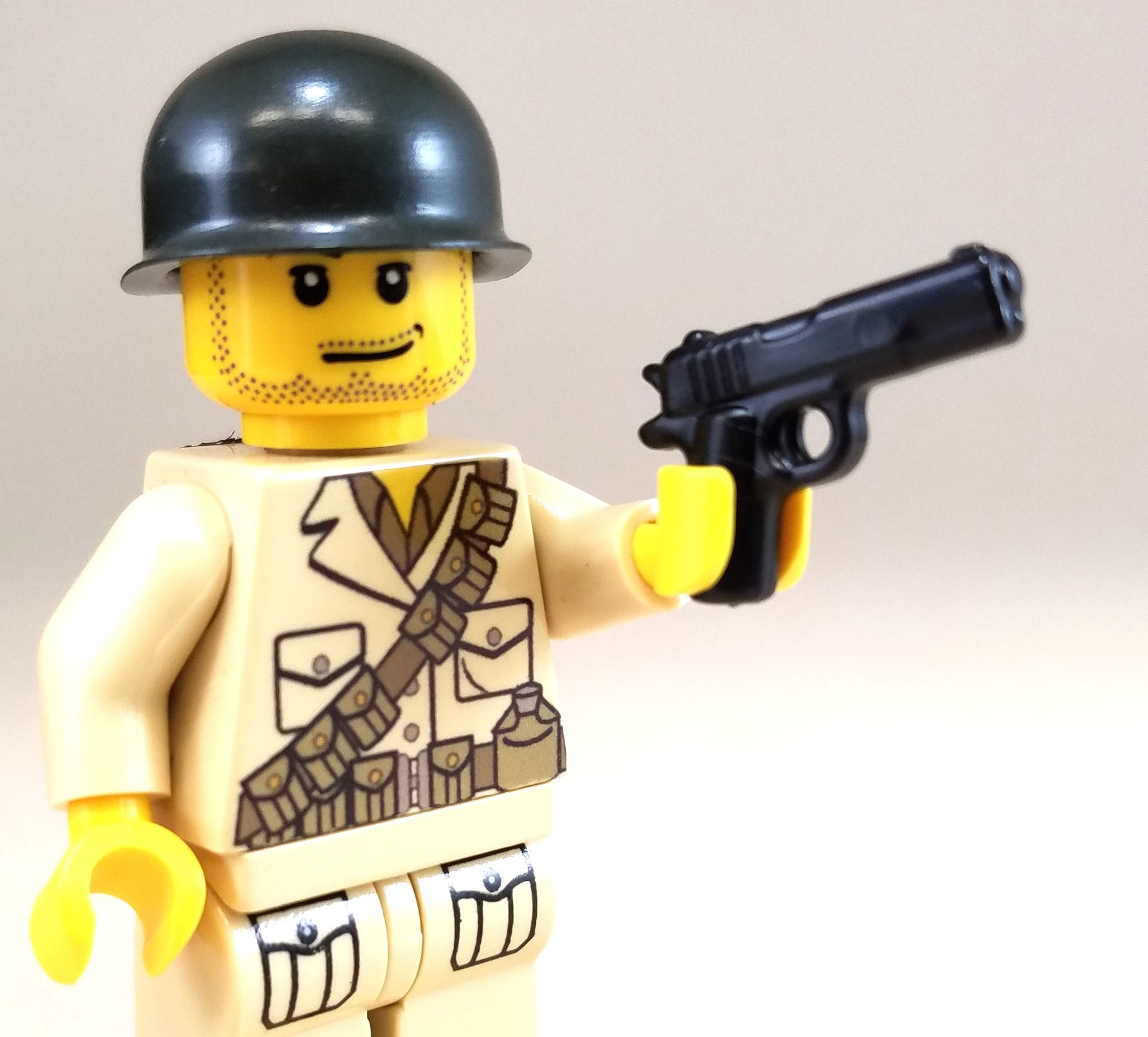 BrickArms US V2 Pistol Semi Automatic LEGO Minifigure Weapon