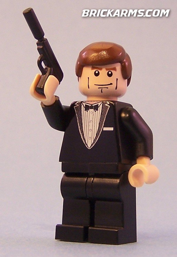 BrickArms Spy Pistol LEGO Minifigure Weapon