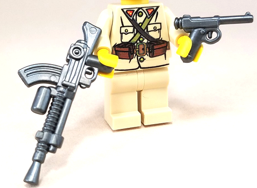 BrickArms Pacific Battle Pack for World War 2 designed for LEGO Minifigure 