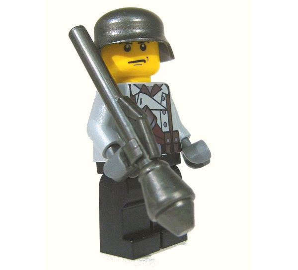 Lego WW2 Panzerfaust Weapon Anti-tank German Rocket Luncher minifigure WWII toy 