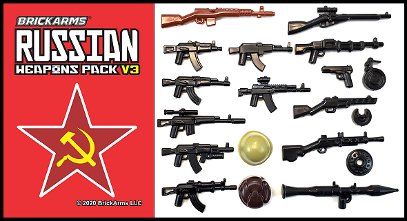 BrickArms Russian LEGO Weapons Pack