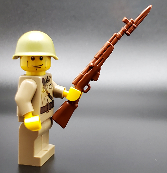 BrickArms Black M3 Grease Machine Gun Weapons for Brick Minifigures 