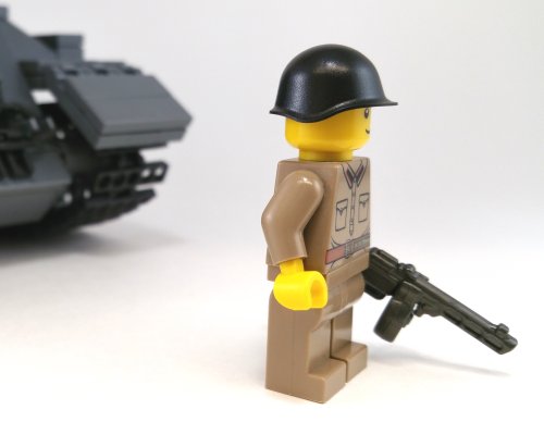 Pick your Color! Brickarms SSh-40 RUSSIAN HELMET WW2 for Minifigures 