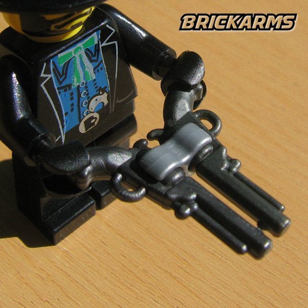 Brickarms U-Clip for Lego Minifigure Accessories or Mocs 5x Black